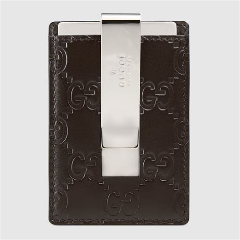 gucci men card holder with money clip|money clipper wallet gucci.